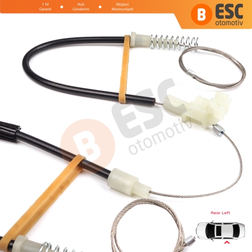 Volvo S40 V40 MK1 644 645 1995-2004 4/5-Kapı 30623452 İçin Elektrikli Arka Sol Cam Kriko Tamir Seti