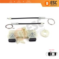 Ford Fiesta 2008-2012 Makyajsız için Ön Sağ Cam Kriko Seti 8A61A045H16AF