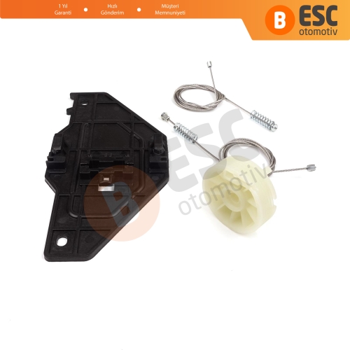 Peugeot Partner Citroen Berlingo MK2 B9 2008-2018 Tepee Multispace 9222EQ İçin Elektrikli Ön Sağ Cam Kriko Tamir Seti