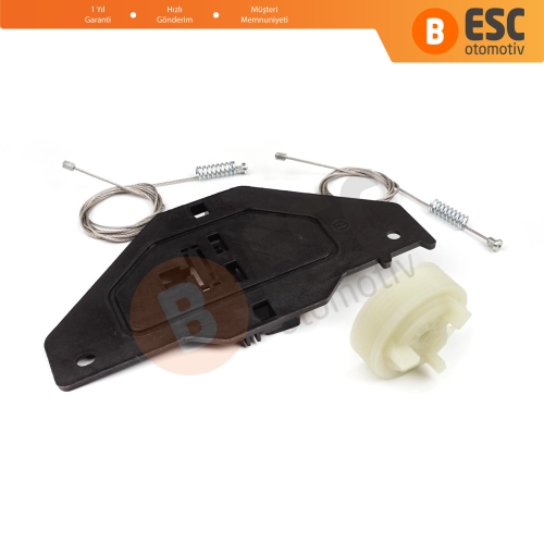 Peugeot Partner Citroen Berlingo MK2 B9 2008-2018 Tepee Multispace 9222EQ İçin Elektrikli Ön Sağ Cam Kriko Tamir Seti