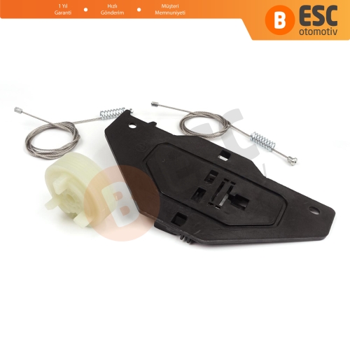Peugeot Partner Citroen Berlingo MK2 B9 2008-2018 Tepee Multispace 9222EQ İçin Elektrikli Ön Sağ Cam Kriko Tamir Seti