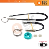 Audi 80 B3 B4 8G 89 1991-2001 Coupe Cabriolet 895837729 İçin Elektrikli Ön Cam Kriko Tamir Seti