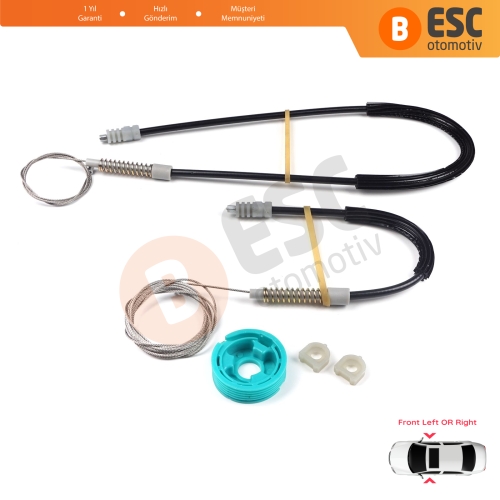 Audi 80 B3 B4 8G 89 1991-2001 Coupe Cabriolet 895837729 İçin Elektrikli Ön Cam Kriko Tamir Seti