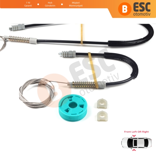Audi 80 B3 B4 8G 89 1991-2001 Coupe Cabriolet 895837729 İçin Elektrikli Ön Cam Kriko Tamir Seti