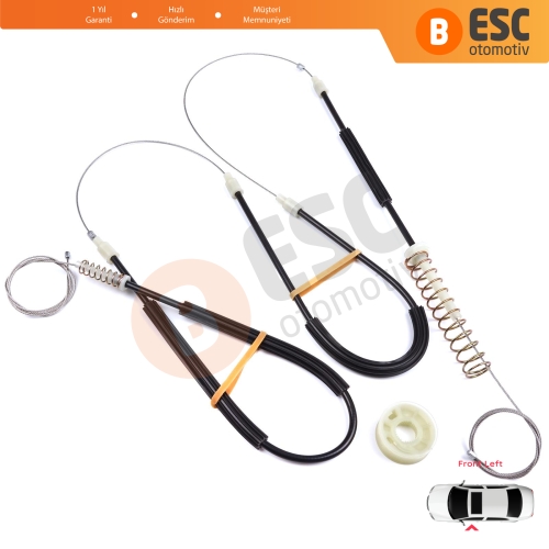 Porsche 911 996 1997-2005 Boxster 986 1996-2004 99654207504 İçin Elektrikli Ön Sol Cam Kriko Tamir Seti
