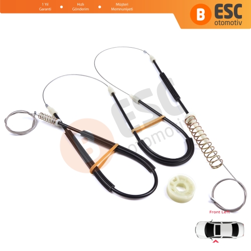 Porsche 911 996 1997-2005 Boxster 986 1996-2004 99654207504 İçin Elektrikli Ön Sol Cam Kriko Tamir Seti