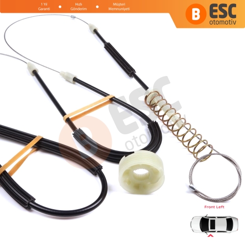 Porsche 911 996 1997-2005 Boxster 986 1996-2004 99654207504 İçin Elektrikli Ön Sol Cam Kriko Tamir Seti