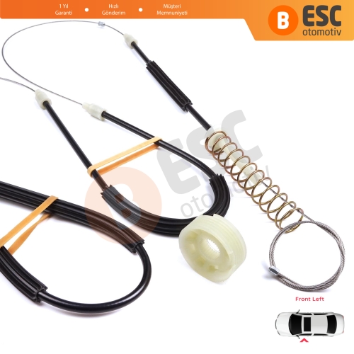 Porsche 911 996 1997-2005 Boxster 986 1996-2004 99654207504 İçin Elektrikli Ön Sol Cam Kriko Tamir Seti