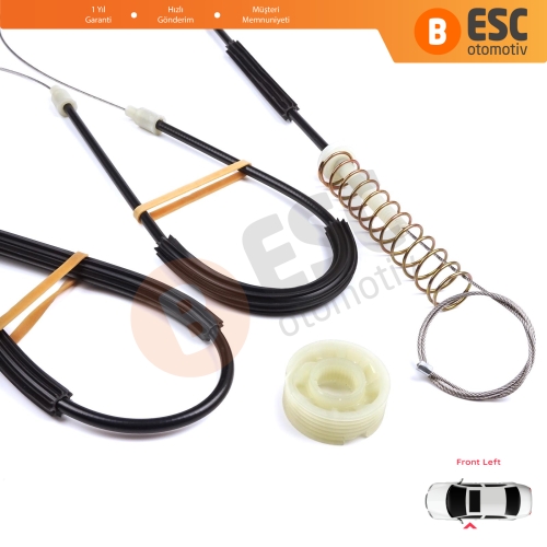 Porsche 911 996 1997-2005 Boxster 986 1996-2004 99654207504 İçin Elektrikli Ön Sol Cam Kriko Tamir Seti