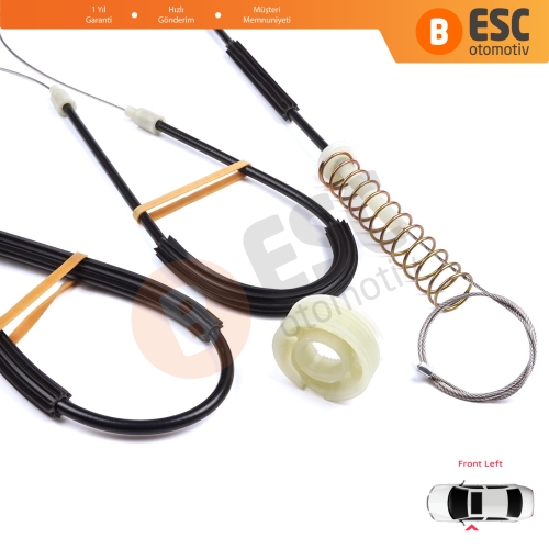Porsche 911 996 1997-2005 Boxster 986 1996-2004 99654207504 İçin Elektrikli Ön Sol Cam Kriko Tamir Seti
