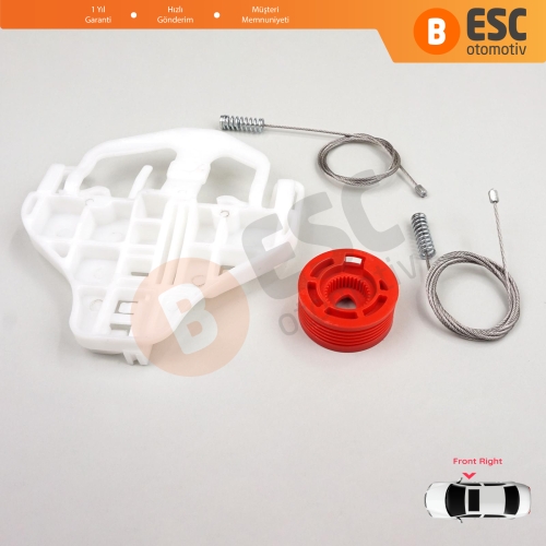 Dodge Nitro 2006-2012 68004820AA İçin Elektrikli Ön Sağ Cam Kriko Tamir Seti