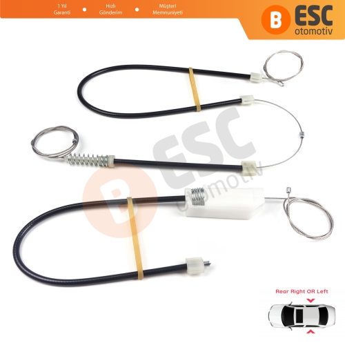 Mercedes CLS Class C219 W219 2004-2011 A2197300746 A2197300846 İçin Arka Cam Kriko Tamir Seti