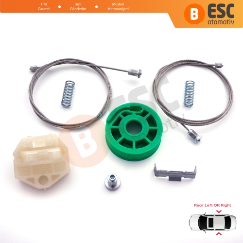 Opel Omega B V94 1994-2003 4/5 Kapı 90520249 90520250 İçin Elektrikli Arka Sağ veya Sol Cam Kriko Tamir Seti