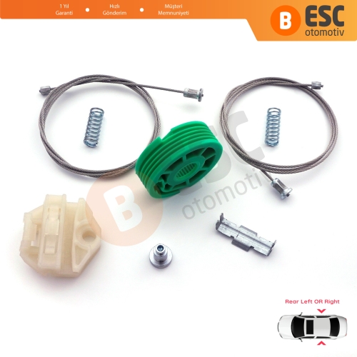 Opel Omega B V94 1994-2003 4/5 Kapı 90520249 90520250 İçin Elektrikli Arka Sağ veya Sol Cam Kriko Tamir Seti