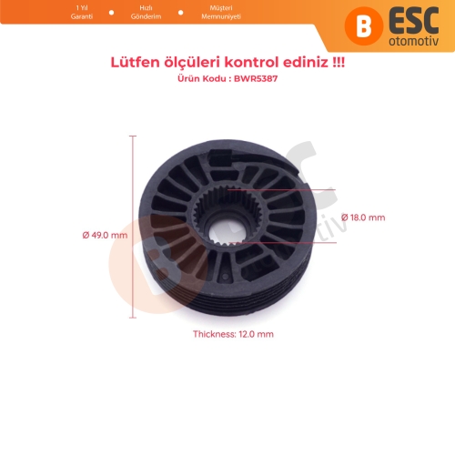 Audi A1 MK2 VW Passat B8 için Ön Sağ Cam Kriko Tamir Makarası 3G0837462