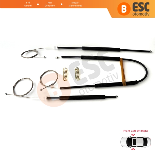 Seat Leon MK3 5F 5F1 5F8 2012-2020 4/5 Kapı 5F4837461 5F4837462 İçin Elektrikli Ön Cam Kriko Tamir Seti