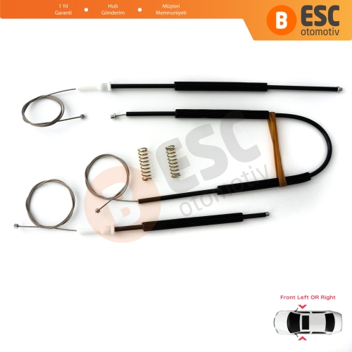 Seat Leon MK3 5F 5F1 5F8 2012-2020 4/5 Kapı 5F4837461 5F4837462 İçin Elektrikli Ön Cam Kriko Tamir Seti