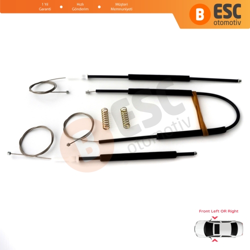 Seat Leon MK3 5F 5F1 5F8 2012-2020 4/5 Kapı 5F4837461 5F4837462 İçin Elektrikli Ön Cam Kriko Tamir Seti