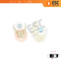 Fiat Doblo MK1 MPV Van 119 223 2001-2010 51718404 İçin Ön Sol Cam Kriko Tamir Köşe Makarası 1+2