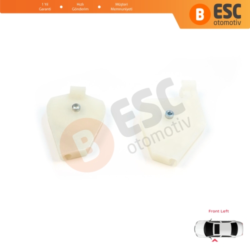 Fiat Doblo MK1 MPV Van 119 223 2001-2010 51718404 İçin Ön Sol Cam Kriko Tamir Köşe Makarası 1+2