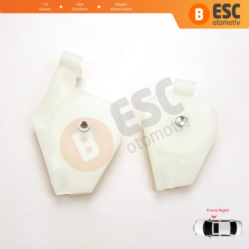 Fiat Doblo MK1 MPV Van 119 223 2001-2010 51718403 İçin Ön Sağ Cam Kriko Tamir Köşe Makarası 1+2