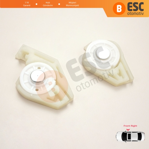 Fiat Doblo MK1 MPV Van 119 223 2001-2010 51718403 İçin Ön Sağ Cam Kriko Tamir Köşe Makarası 1+2