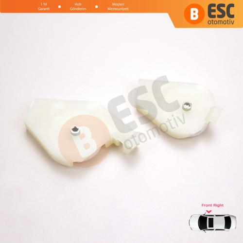 Fiat Doblo MK1 MPV Van 119 223 2001-2010 51718403 İçin Ön Sağ Cam Kriko Tamir Köşe Makarası 1+2