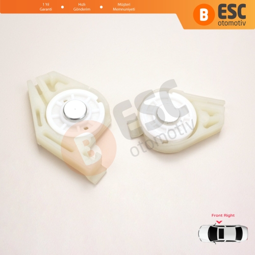 Fiat Doblo MK1 MPV Van 119 223 2001-2010 51718403 İçin Ön Sağ Cam Kriko Tamir Köşe Makarası 1+2