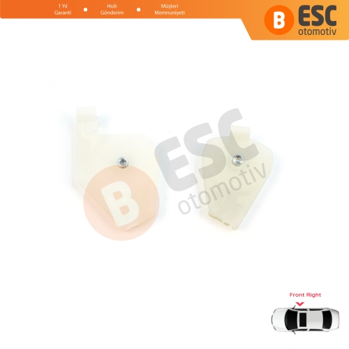 Fiat Doblo MK1 MPV Van 119 223 2001-2010 51718403 İçin Ön Sağ Cam Kriko Tamir Köşe Makarası 1+2