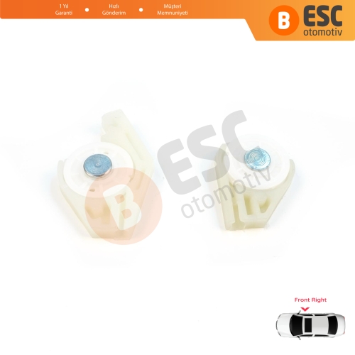 Fiat Doblo MK1 MPV Van 119 223 2001-2010 51718403 İçin Ön Sağ Cam Kriko Tamir Köşe Makarası 1+2