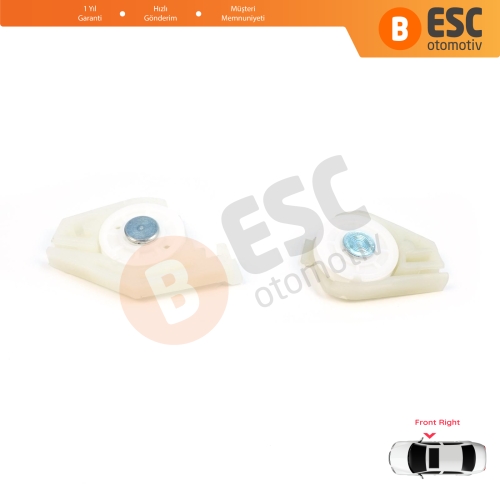 Fiat Doblo MK1 MPV Van 119 223 2001-2010 51718403 İçin Ön Sağ Cam Kriko Tamir Köşe Makarası 1+2