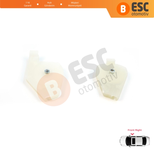 Fiat Doblo MK1 MPV Van 119 223 2001-2010 51718403 İçin Ön Sağ Cam Kriko Tamir Köşe Makarası 1+2