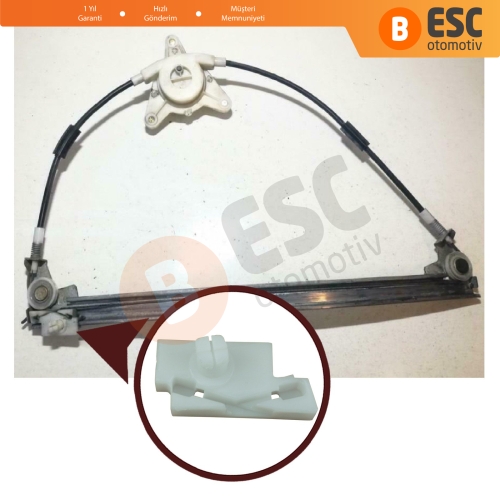 Peugeot 405 için Sol Elektrikli Cam Kriko Tamir Klipsi