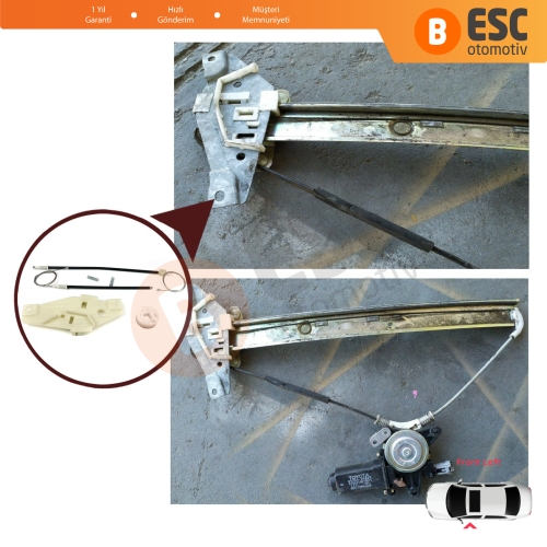 Toyota Corolla E10 AE100 E100 1991-1999 3/4/5 Kapı 6980212140 İçin Ön Sol Cam Kriko Tamir Seti