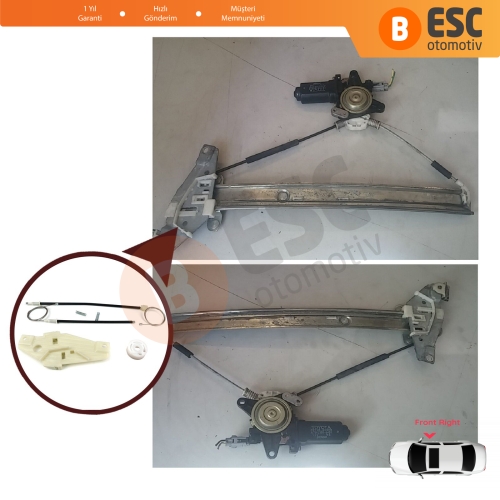 Toyota Corolla E10 AE100 E100 1991-1999 3/4/5 Kapı 6981002051 İçin Ön Sağ Cam Kriko Tamir Seti