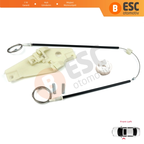 Toyota Corolla E10 AE100 E100 1991-1999 3/4/5 Kapı 6980212140 İçin Ön Sol Cam Kriko Tamir Seti
