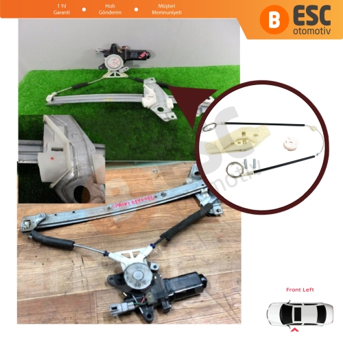 Toyota Corolla E10 AE100 E100 1991-1999 3/4/5 Kapı 6980212140 İçin Ön Sol Cam Kriko Tamir Seti