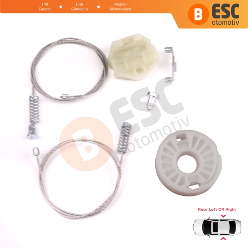 Opel Vectra B J96 1995-2004 4/5 Kapı 90520229 90520230 İçin Arka Cam Kriko Tamir Seti