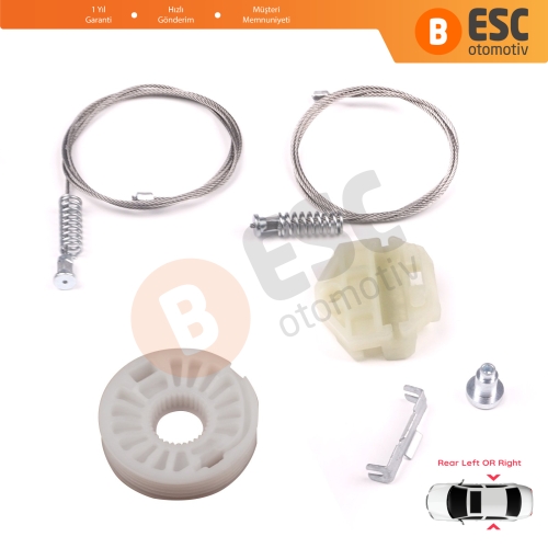 Opel Vectra B J96 1995-2004 4/5 Kapı 90520229 90520230 İçin Arka Cam Kriko Tamir Seti