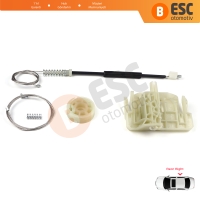 BMW 5 Series F10 F18 F11 4/5 Kapı 2009-2017 51357182614 İçin Arka Sağ Cam Kriko Tamir Seti