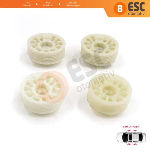 Hyundai Elantra MD UD Sonata YF Tucson TL Kia Optima JF Sportage MK4 QL 82471D3011 için 4 Parça Sol Sağ Cam Kriko Gergi Makarası