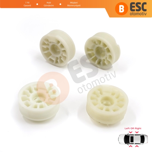 Hyundai Elantra MD UD Sonata YF Tucson TL Kia Optima JF Sportage MK4 QL 82471D3011 için 4 Parça Sol Sağ Cam Kriko Gergi Makarası