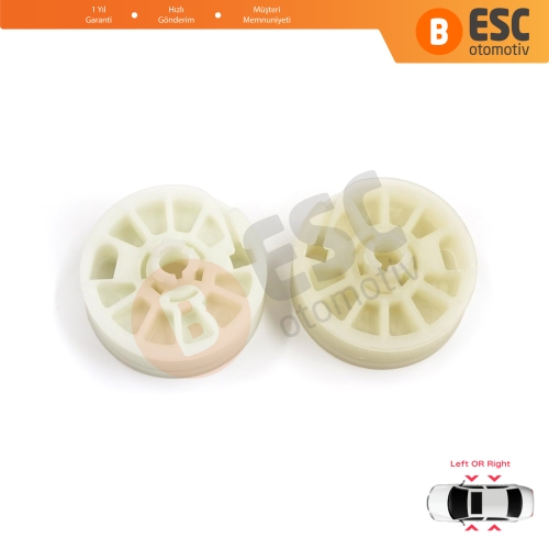 Hyundai Elantra MD UD Sonata YF Tucson TL Kia Optima JF Sportage MK4 QL 82471D3011 için 2 Parça Sol Sağ Cam Kriko Gergi Makarası