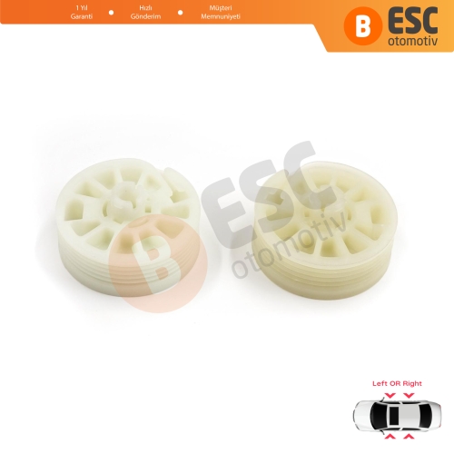 Hyundai Elantra MD UD Sonata YF Tucson TL Kia Optima JF Sportage MK4 QL 82471D3011 için 2 Parça Sol Sağ Cam Kriko Gergi Makarası