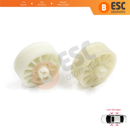 Hyundai Elantra MD UD Sonata YF Tucson TL Kia Optima JF Sportage MK4 QL 82471D3011 için 2 Parça Sol Sağ Cam Kriko Gergi Makarası