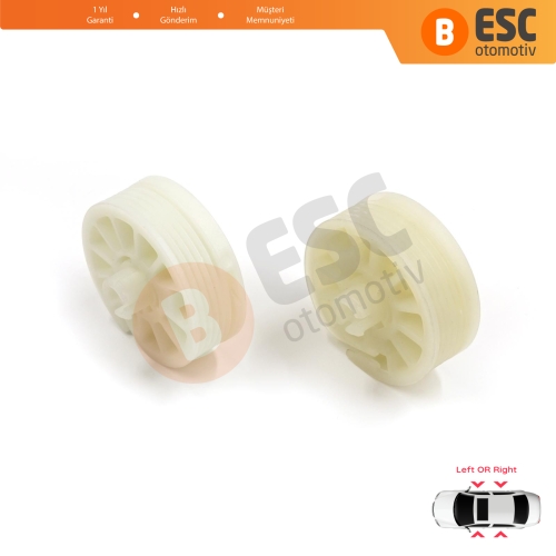 Hyundai Elantra MD UD Sonata YF Tucson TL Kia Optima JF Sportage MK4 QL 82471D3011 için 2 Parça Sol Sağ Cam Kriko Gergi Makarası