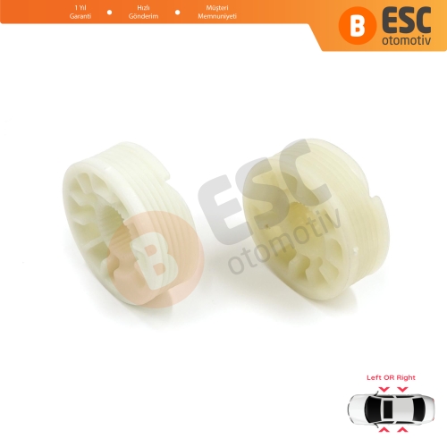 Hyundai Elantra MD UD Sonata YF Tucson TL Kia Optima JF Sportage MK4 QL 82471D3011 için 2 Parça Sol Sağ Cam Kriko Gergi Makarası