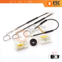 Ford Focus MK3 C346 2010-2019 4/5 Kapı BM5Z5423200 İçin Ön Sağ Cam Kriko Tamir Seti