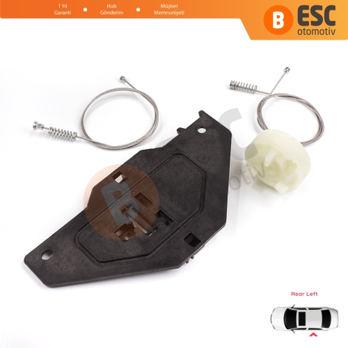 Citroen C4 Picasso MK1 UD Grand UA 2006-2013 MPV 9223E0 İçin Elektrikli Arka Sol Cam Kriko Tamir Seti