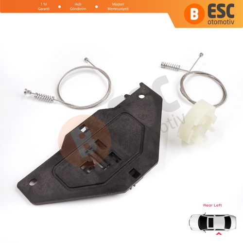 Citroen C4 Picasso MK1 UD Grand UA 2006-2013 MPV 9223E0 İçin Elektrikli Arka Sol Cam Kriko Tamir Seti